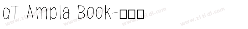 dT Ampla Book字体转换